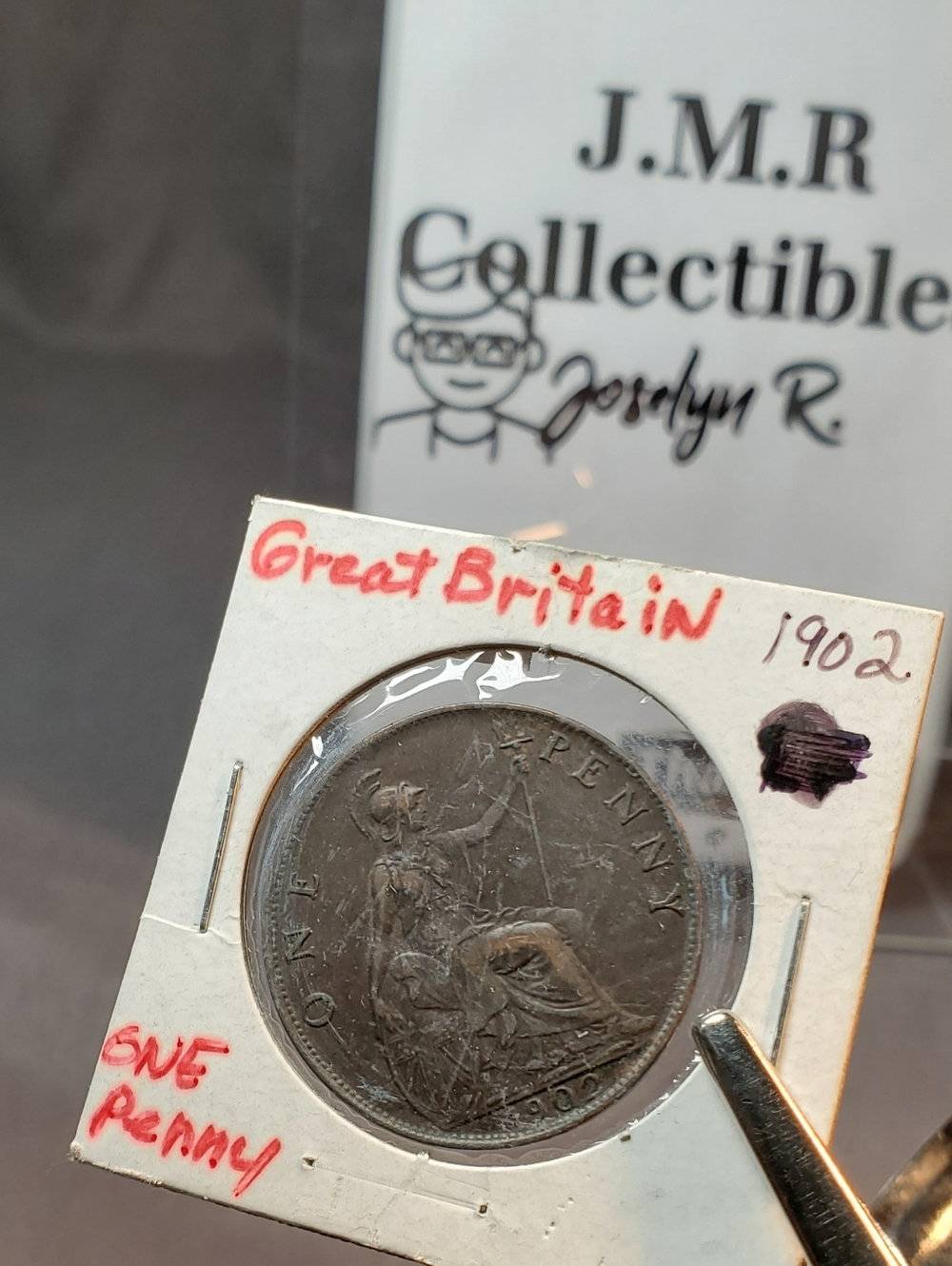 1902 Great Britain Penny KM# 794.2